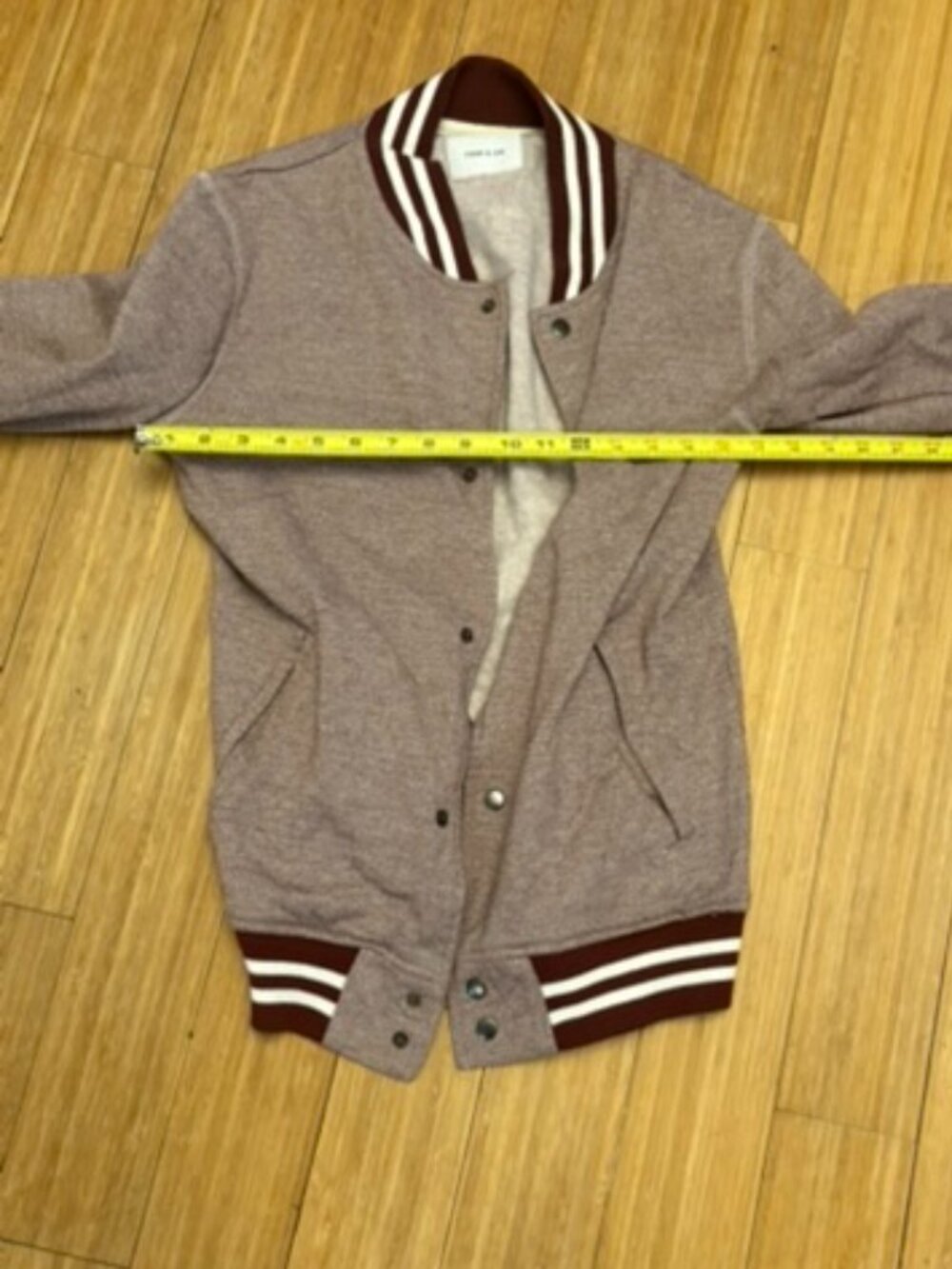Red baseball jacket - Picture 3 of 3